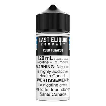 Club Tobacco - Dernière société de e-liquides *Nouveau nom, même saveur