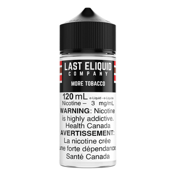 Plus de tabac - Dernière société de e-liquides * Nouveau nom, même saveur