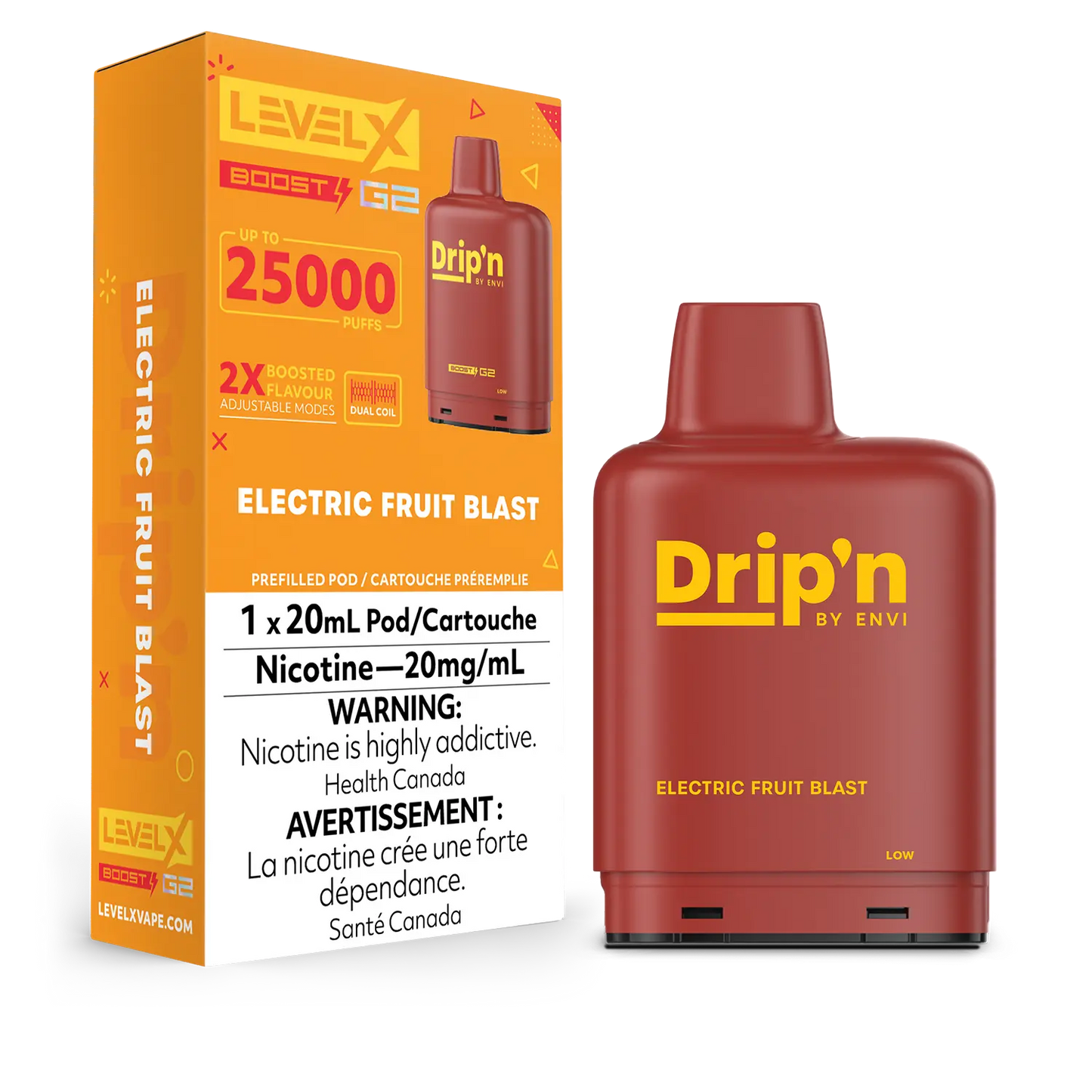 Envi Drip'n Level X G2 Boost Replacement Pod 20ml