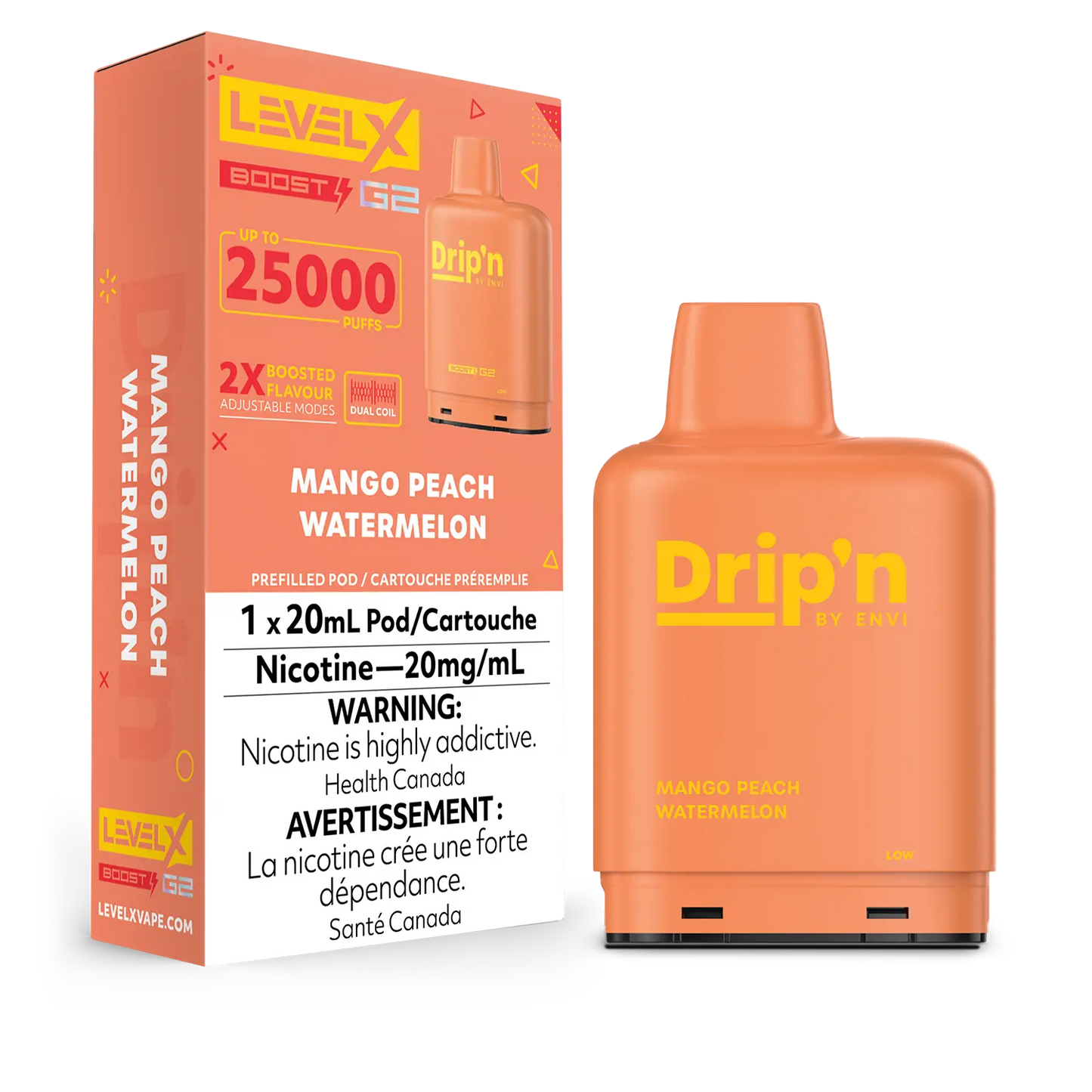 Envi Drip'n Level X G2 Boost Replacement Pod 20ml