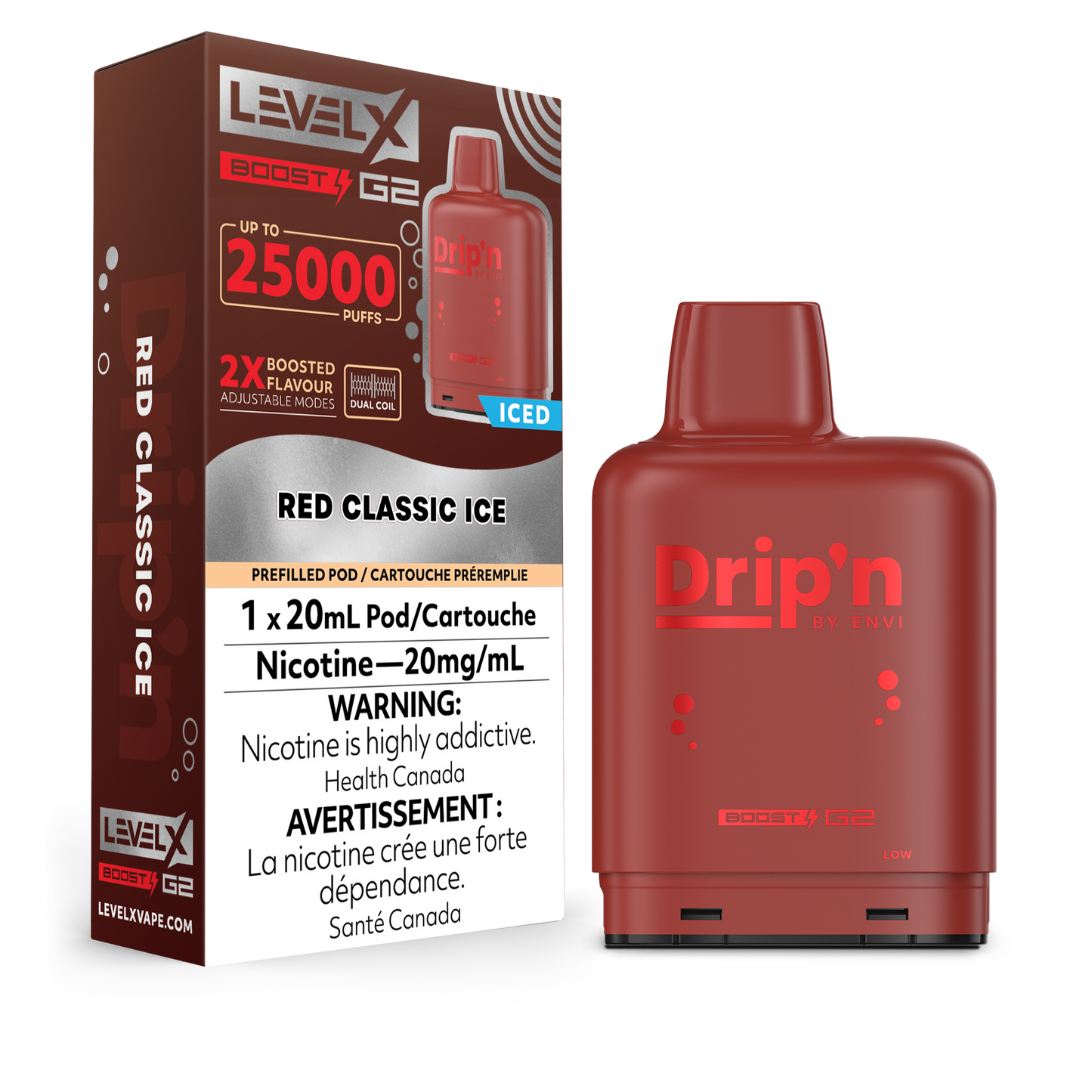 Envi Drip'n Level X G2 Boost Replacement Pod 20ml