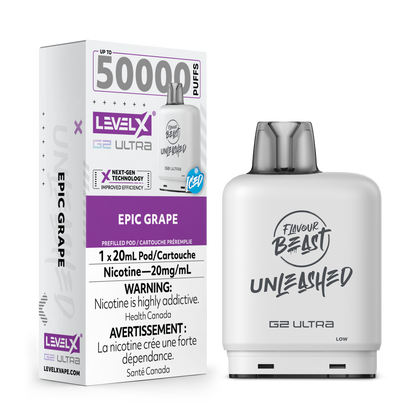Flavour Beast Unleashed Level X G2 Ultra Replacement Pod 20mL