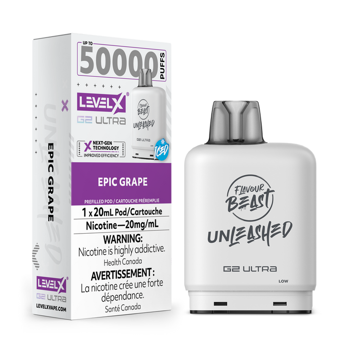 Flavour Beast Unleashed Level X G2 Ultra Replacement Pod 20mL