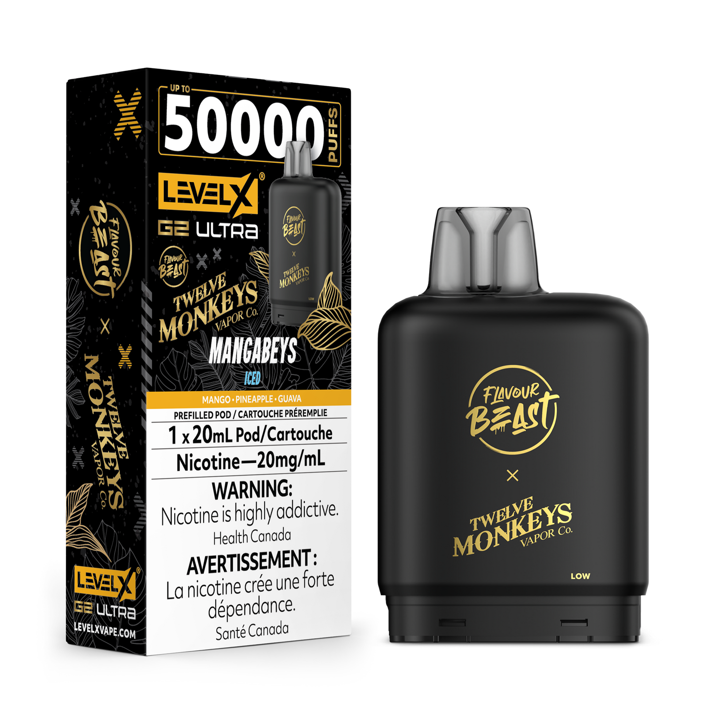 Flavour Beast Level X G2 Ultra Replacement Pod 20mL