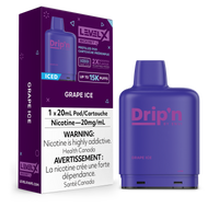 Level X Envi Drip'n Boost Replacement Pod 20ml 15000 Puff Grape Ice