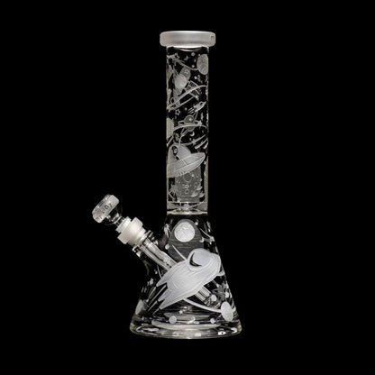 Bong en verre Milkyway 14" Space Odyssey Beaker