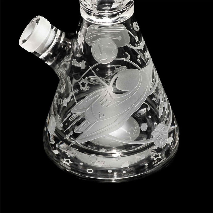 Bong en verre Milkyway 14" Space Odyssey Beaker