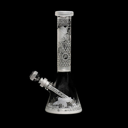 Milkyway Glass 14" Bee Hive Beaker Bong