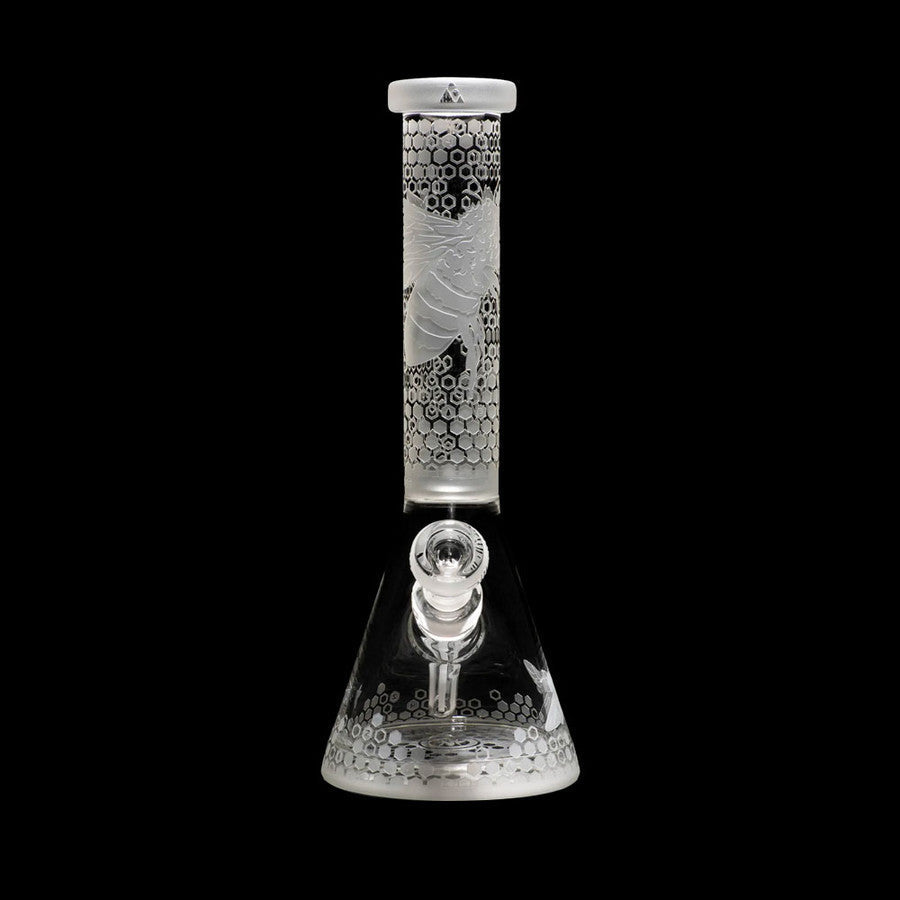 Milkyway Glass 14" Bee Hive Beaker Bong