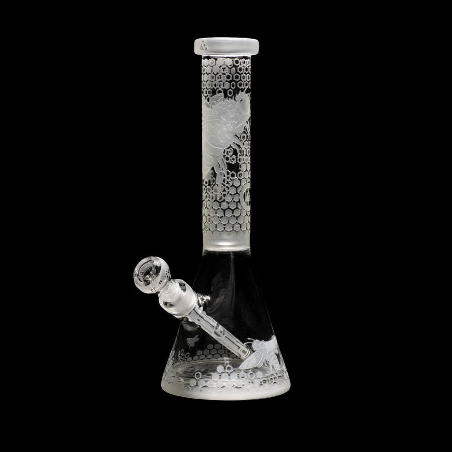 Milkyway Glass 14" Bee Hive Beaker Bong