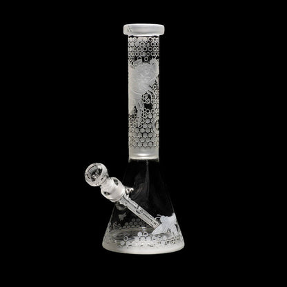 Milkyway Glass 14" Bee Hive Beaker Bong