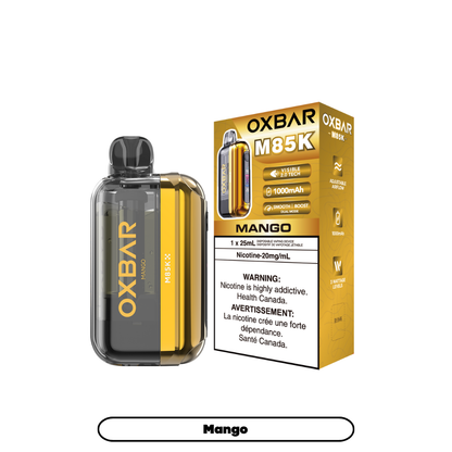 OXBAR M85K Puff Rechargeable Disposable Vape 25mL