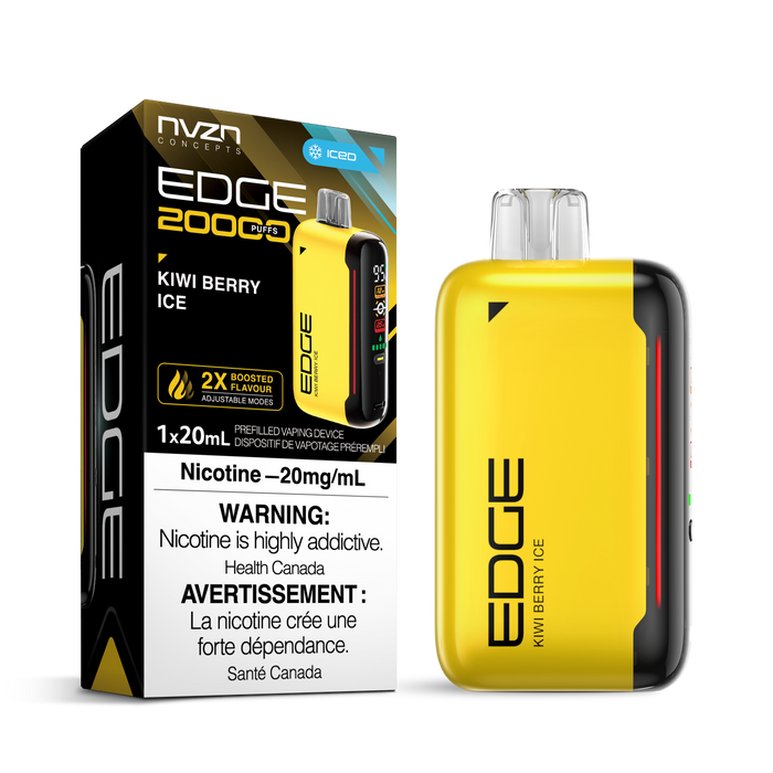 NVZN Edge 20000 Puff 20mL Rechargeable Disposable Vape Kiwi Berry Ice