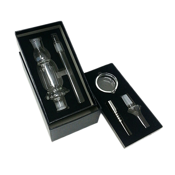 Glass + Stainless Steel Nectar Collector - 14mm & 19mm