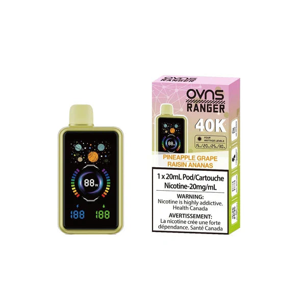 OVNS Ranger 40k Puff Rechargeable Disposable Vape 20ml