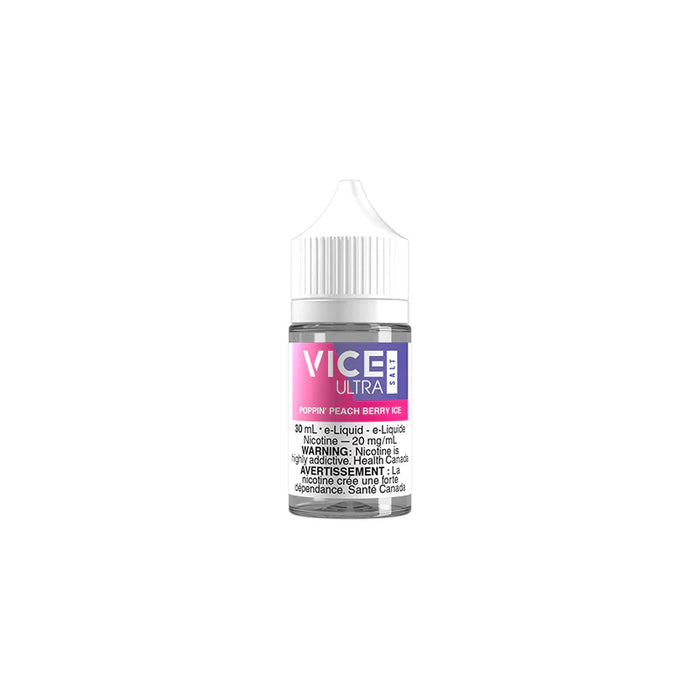 Vice Ultra Salts - Poppin' Peach Berry Ice