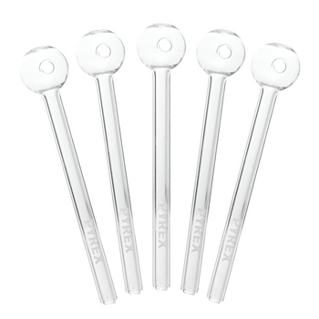 6″ Clear Glass Oil Pipe