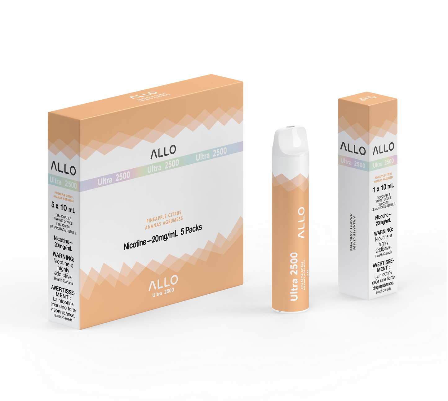 Allo Ultra 2500 Disposable Vape eCig 8ml