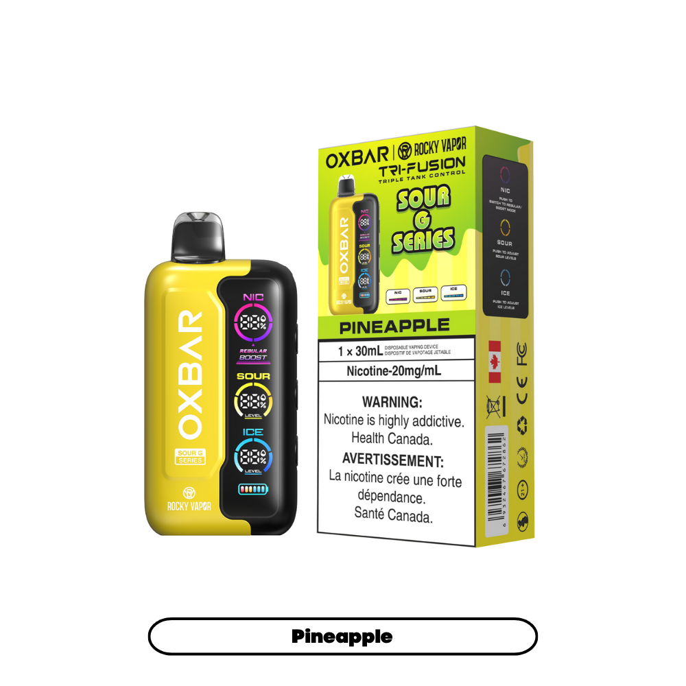 OXBAR X Rocky Vapor Tri Fusion Disposable Vape 30mL