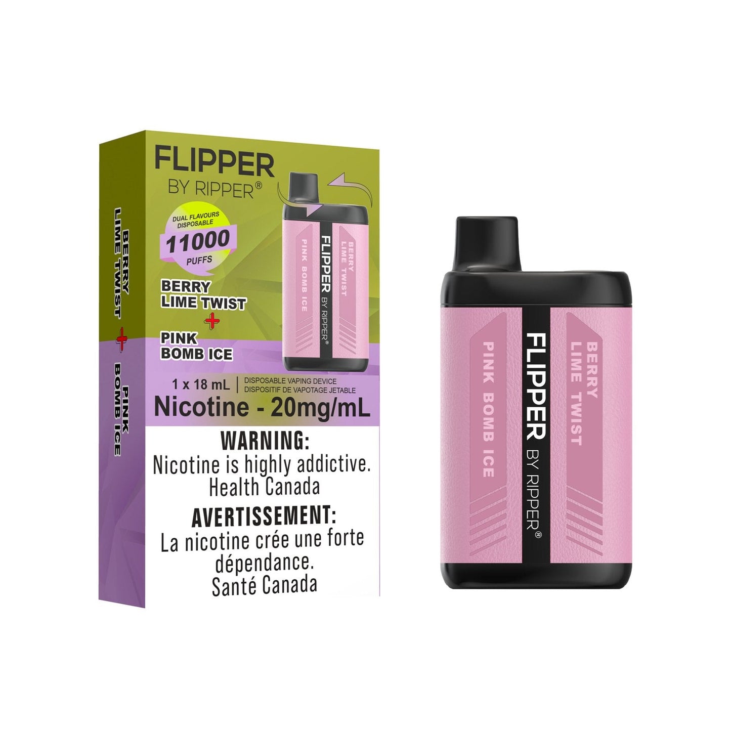 [Clearance] Gcore Flipper 11000 Puff Rechargeable Disposable Vape 18ml