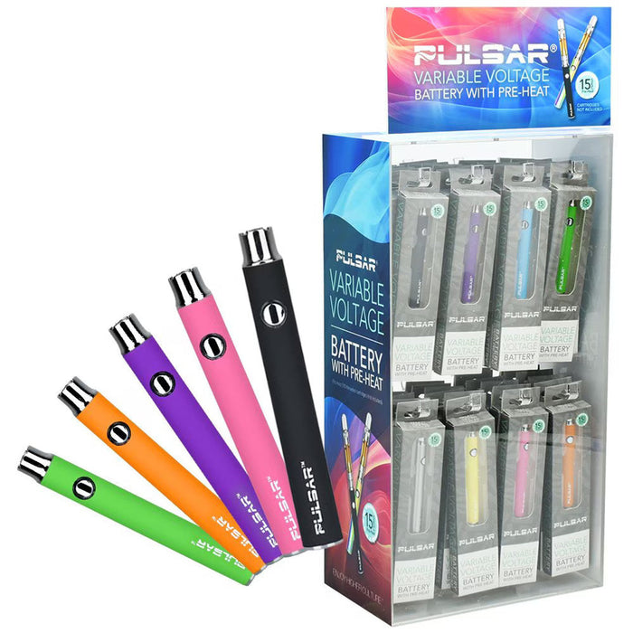 Pulsar - Variable Voltage Click Button 510 Battery - Metallic Rainbow