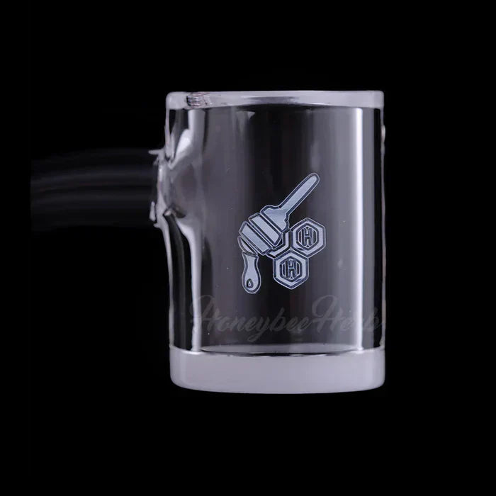 Honeybee Herb - 14mm 45 Degree Honey & Milk Bevel Quartz Banger - Male