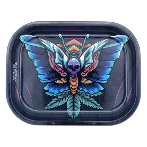 Butterfly Metal Rolling Tray