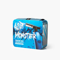 Special Blue Monster Pro Double-Flame Torch w/ Matching Tin Carrying Case