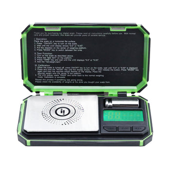 Infyniti Nebula Digital Pocket Scale 100g x 0.01g open front view