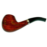 Pipe Shire Pulsar courbée en bois de pommier et de rose de 5,25 po