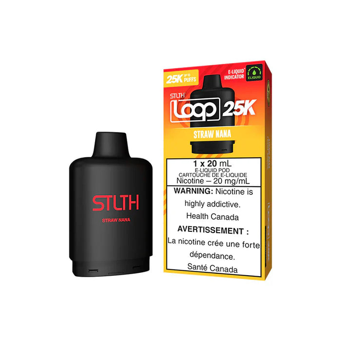 STLTH LOOP 25k Replacement Pod 20ml 25000 Puff *No charge battery Included*