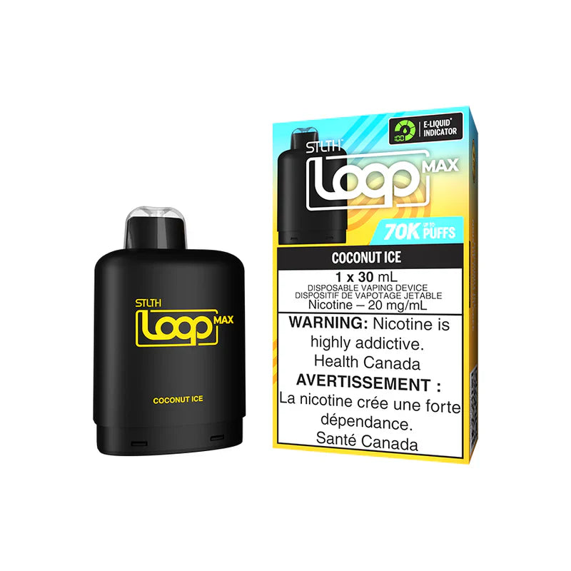 STLTH LOOP MAX Replacement Pod 30mL *No charge battery Included*