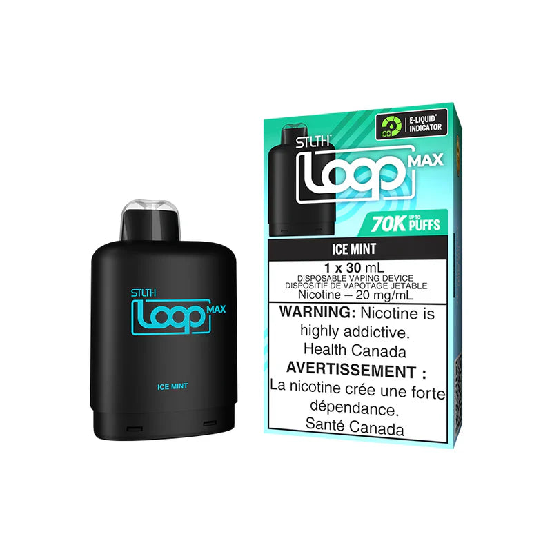 STLTH LOOP MAX Replacement Pod 30mL *No charge battery Included*