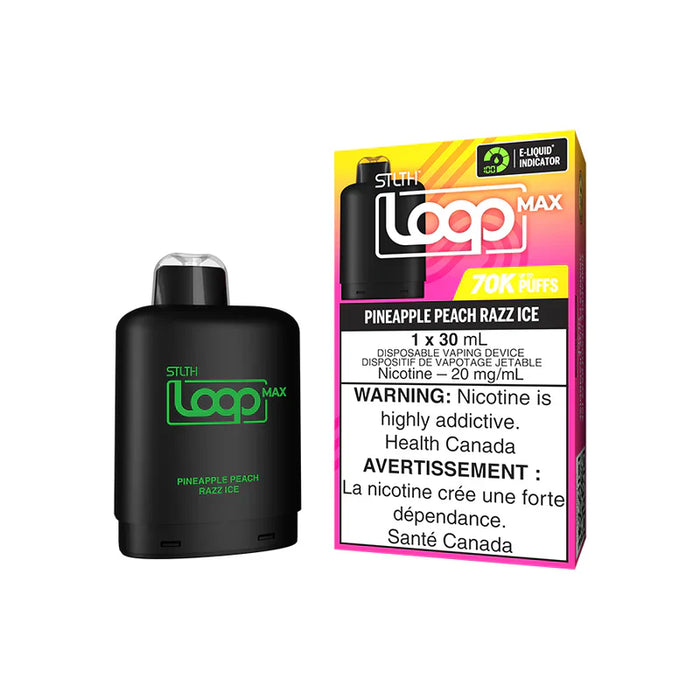 STLTH LOOP MAX Replacement Pod 30mL *No charge battery Included*