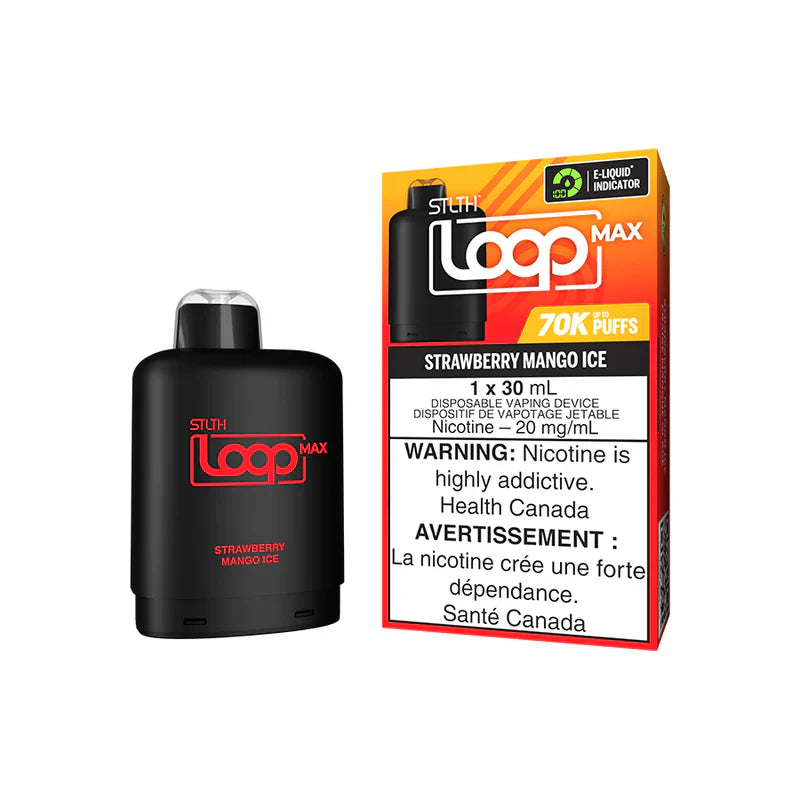 STLTH LOOP MAX Replacement Pod 30mL *No charge battery Included*