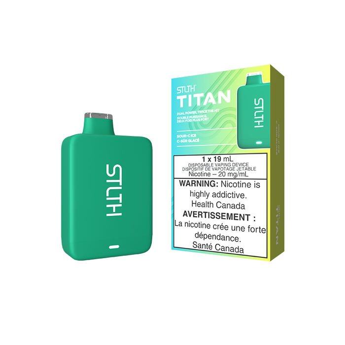 [DÉGAGEMENT] STLTH Titan 10000 Puff Vape jetable rechargeable 19 ml