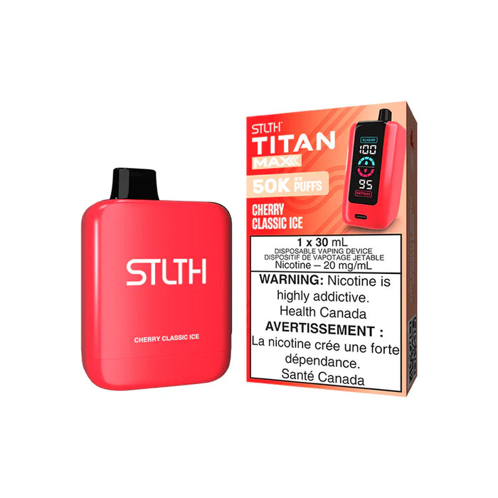 STLTH Titan Max 50K Puff Disposable Rechargeable Vape 30mL