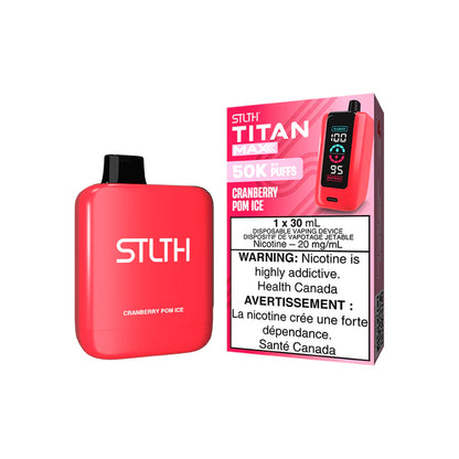 STLTH Titan Max 50K Puff Disposable Rechargeable Vape 30mL