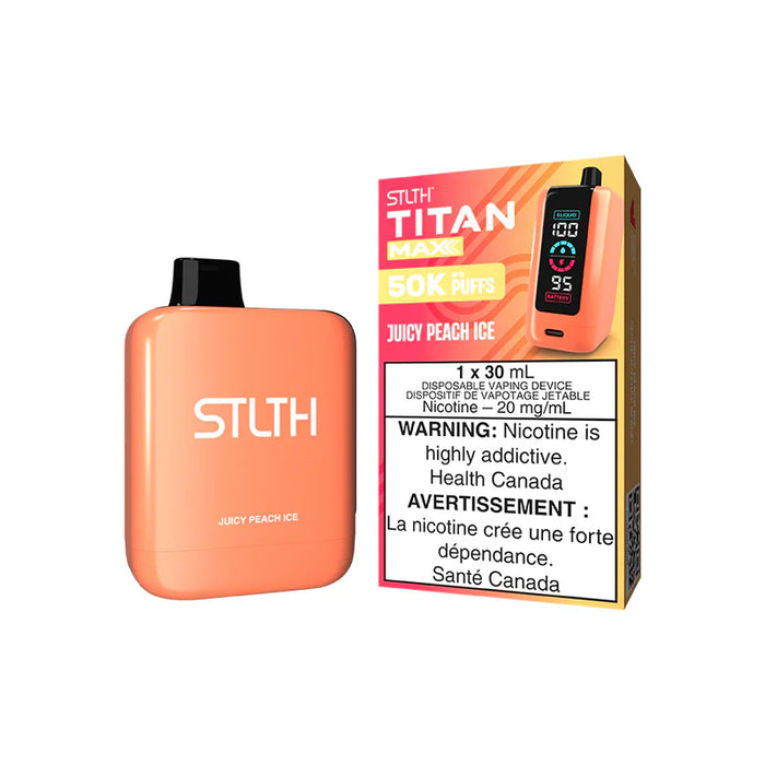 STLTH Titan Max 50K Puff Disposable Rechargeable Vape 30mL