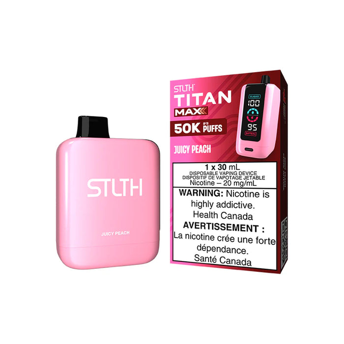 STLTH Titan Max 50K Puff Disposable Rechargeable Vape 30mL