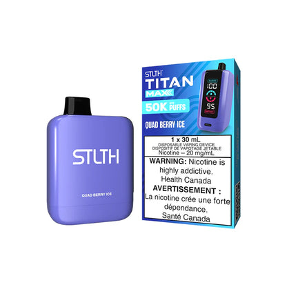STLTH Titan Max 50K Puff Disposable Rechargeable Vape 30mL