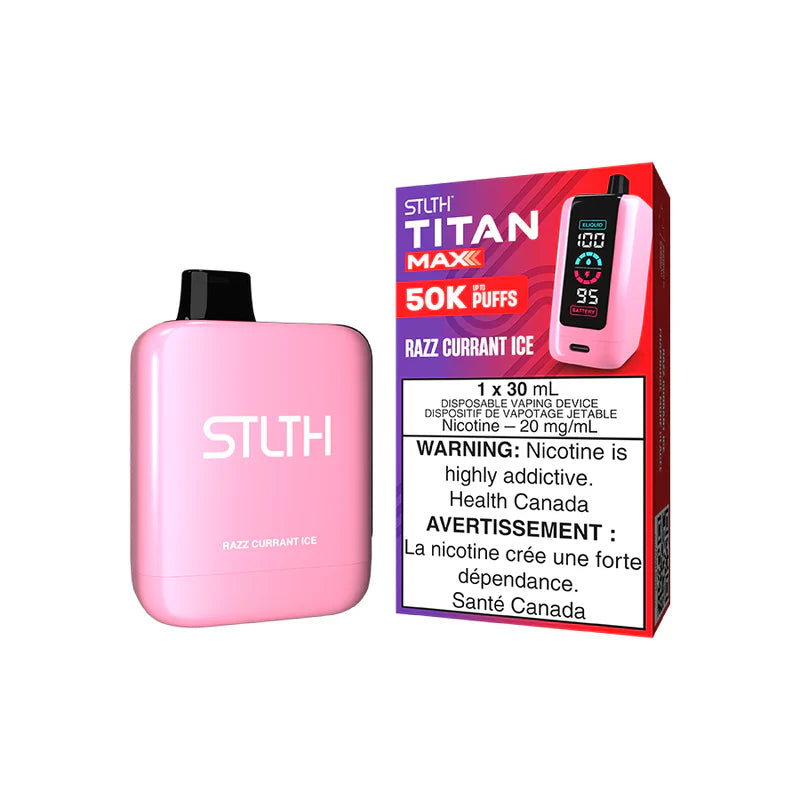 STLTH Titan Max 50K Puff Disposable Rechargeable Vape 30mL