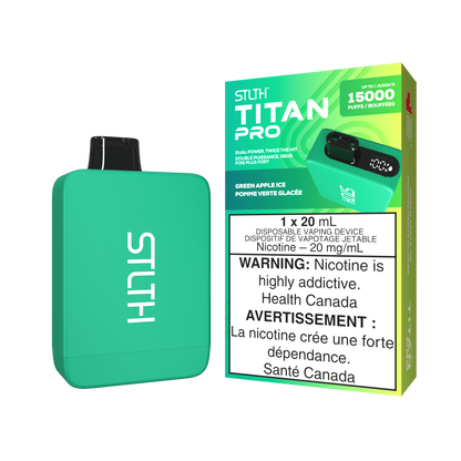 STLTH Titan Pro 15000 Puff Vape jetable rechargeable 20 ml