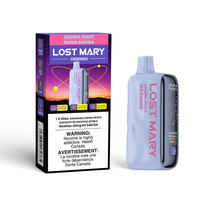 [CLEARANCE] Lost Mary OS50K Rechargeable Disposable Vape 20mL