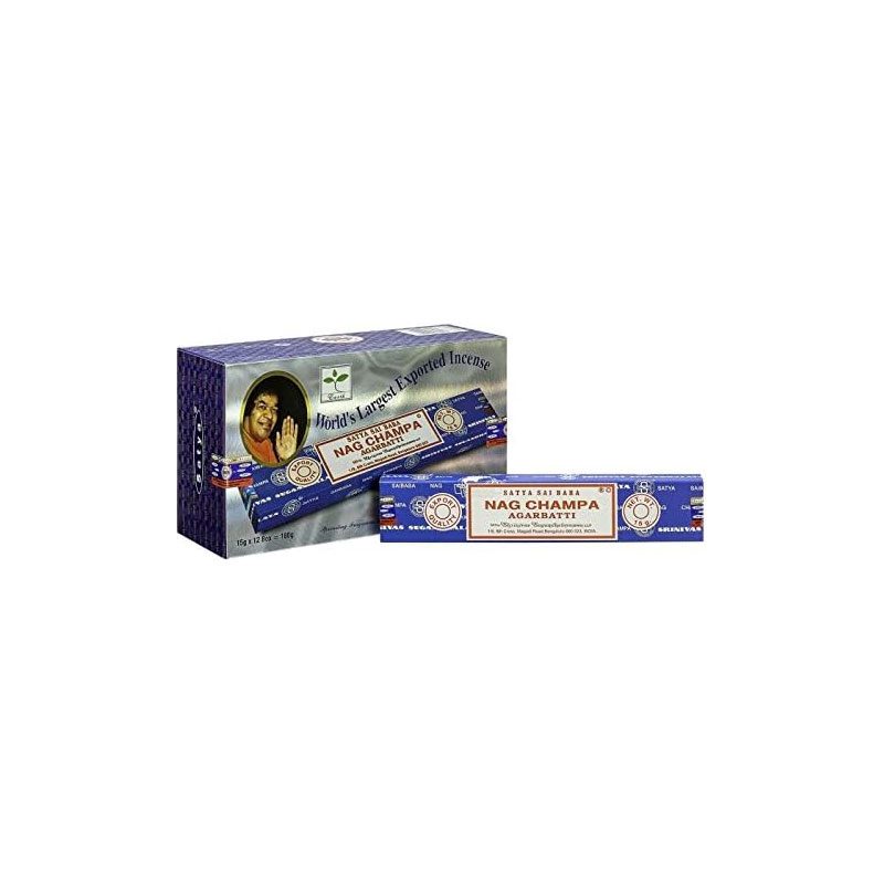 Satya Nag Champa - Nag Champa Incense Sticks 15g