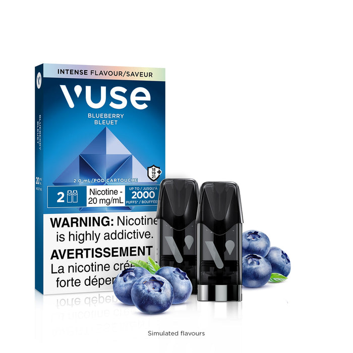 Vuse 2.0 - Dosettes de remplacement pour ePod Blueberry