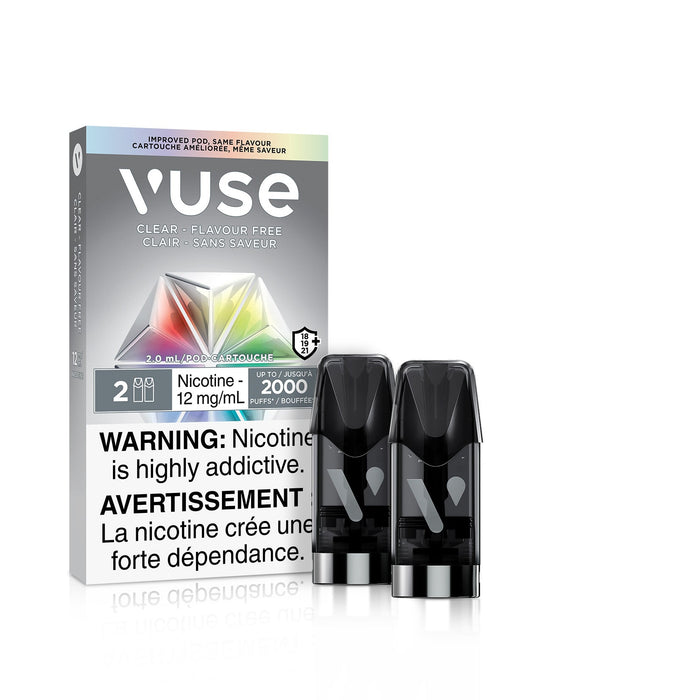 Vuse 2.0 - Clear (Flavourless) ePod Replacement Pods