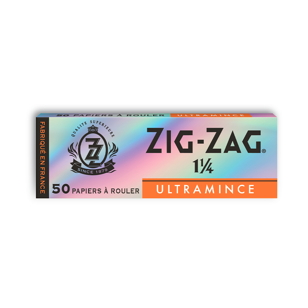 Zig-Zag | Silver UltraThin 1 1/4" 50 Papers