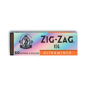 Zig-Zag | Silver UltraThin 1 1/4" 50 Papers