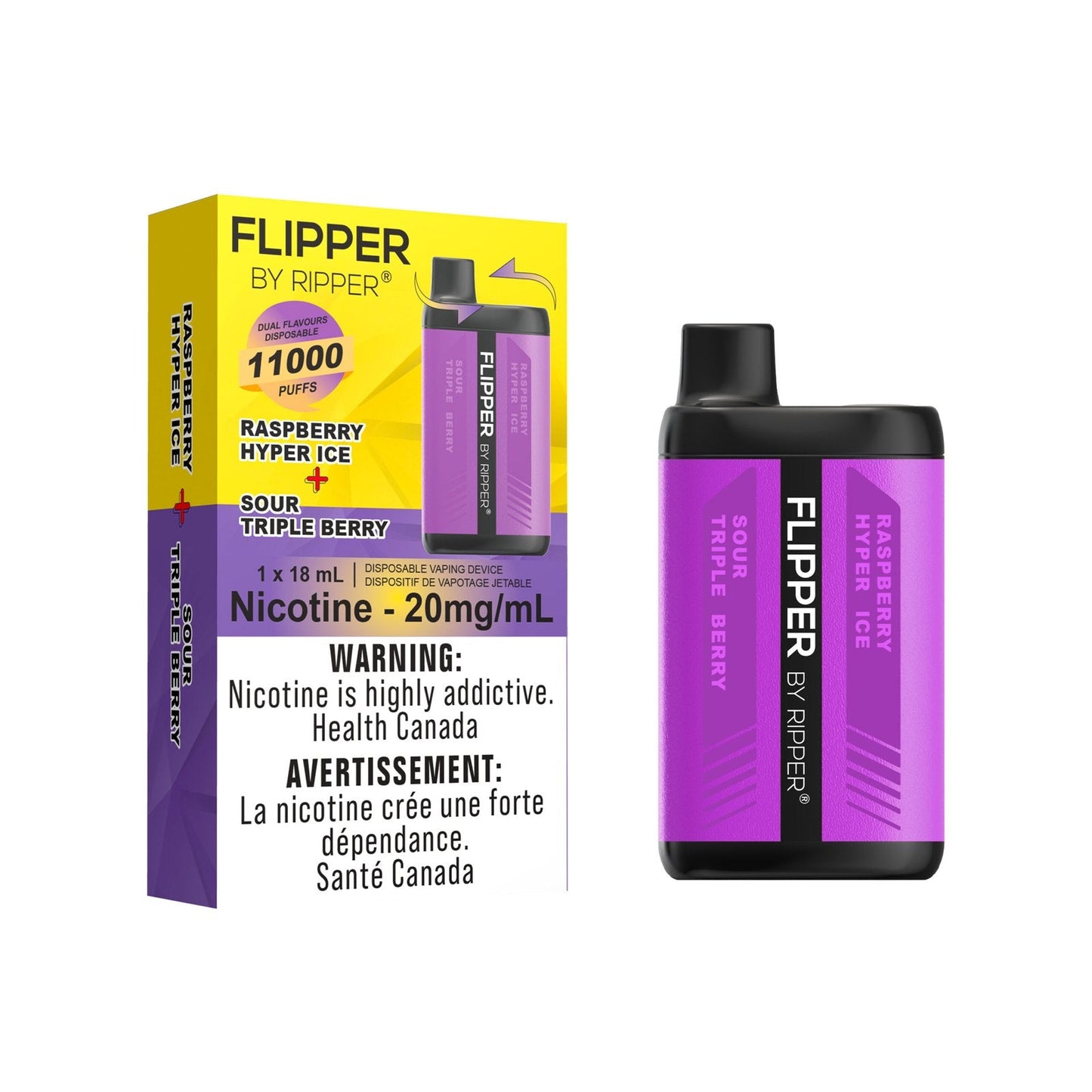 [Liquidation] Gcore Flipper 11000 Puff Vape jetable rechargeable 18 ml